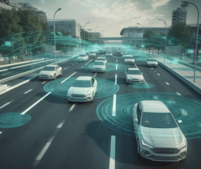 speeding-cars-blur-blue-modern-city-rush-generated-by-ai