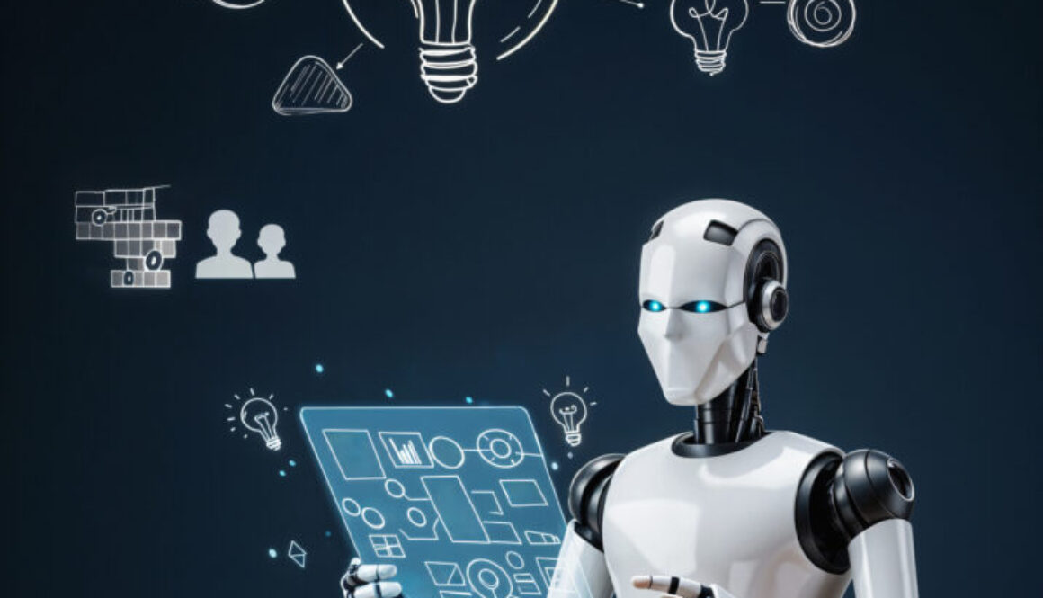 ai-robot-analyzing-data-with-futuristic-interface